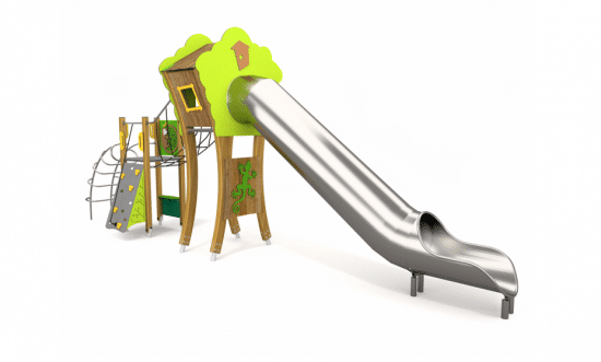 Aluminium playground slide parknplay store